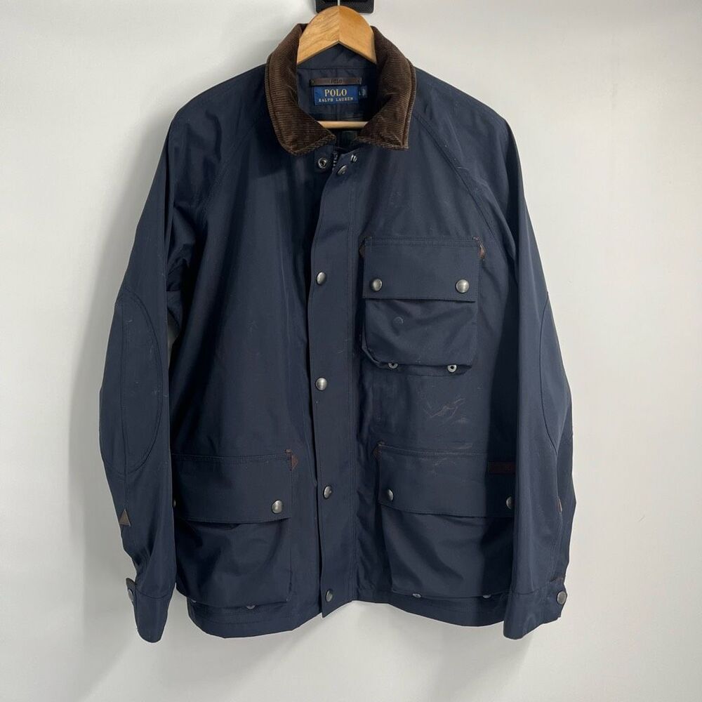 Polo by Ralph Lauren Navy and Brown Performance Jacket